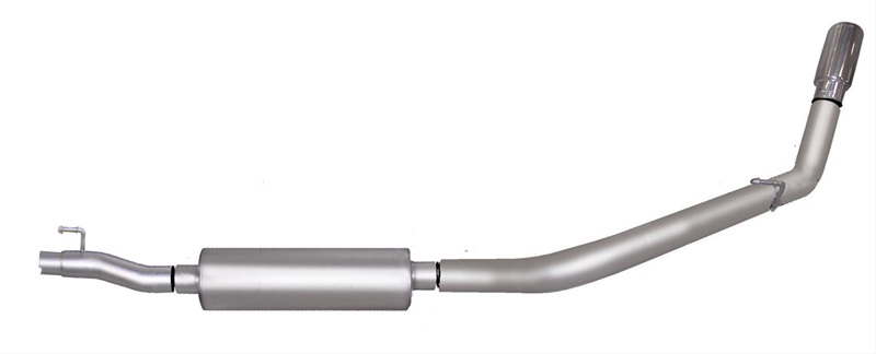 Gibson Single Swept Side Exhaust System 06-08 Dodge Ram 5.7L - Click Image to Close